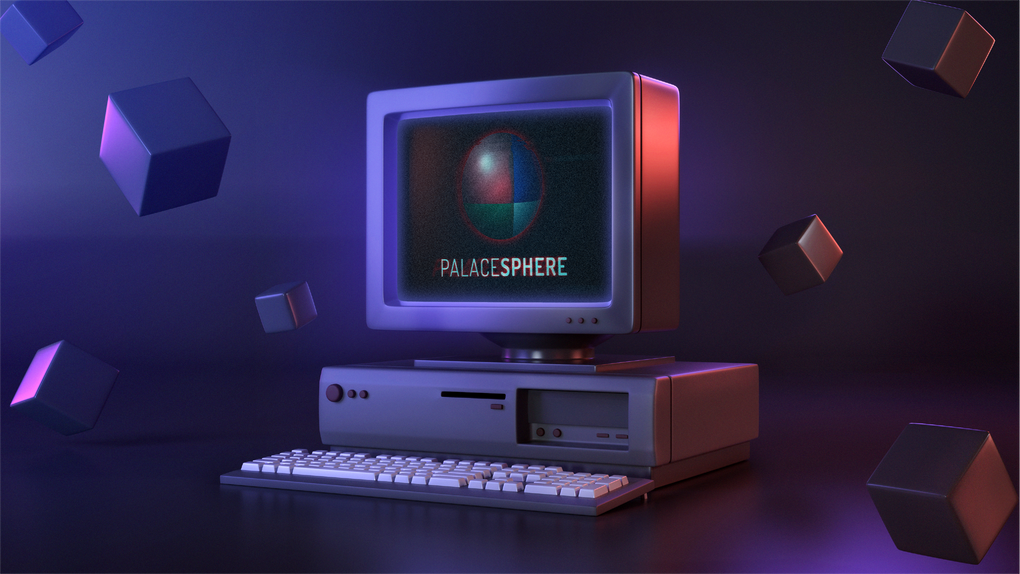 PalaceSphere on a retro computer